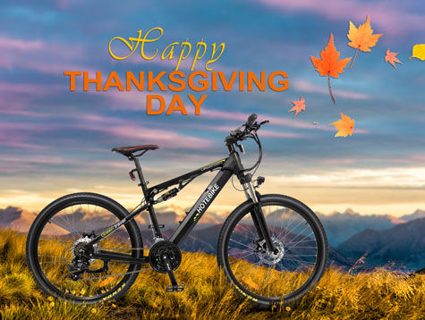 Happy Thanksgiving – Shuangye electric bikes waiting for you