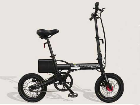 Foldable e bike in 14 inch for girl