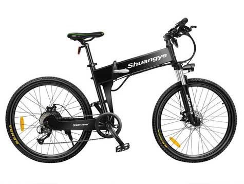 Fat tire folding e-bicycle for sale