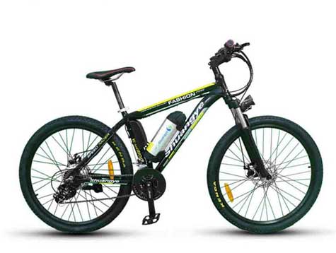 Track e-bikes for sale with bottle battery