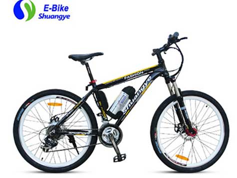 Batteries bicycle and non-electric bicycle