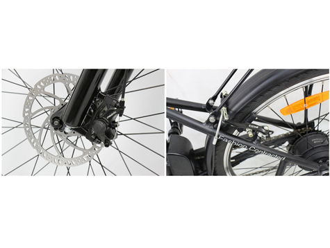 V-Brake or Mechanical Disc Brake on electric city bike