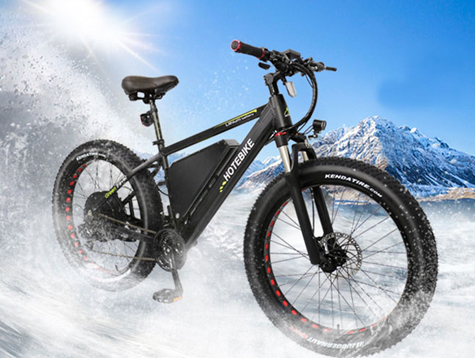 Fat tire electric bike high power and go farther