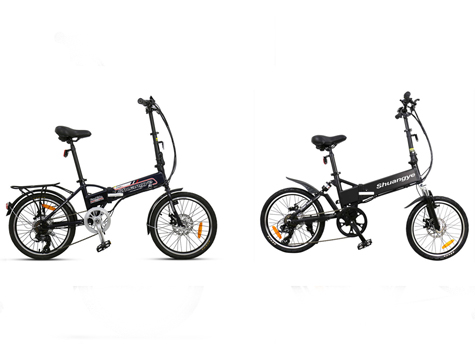 What differences two types of foldable electric bike