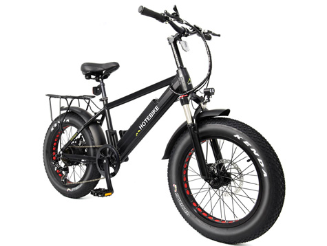 20-inch small fat tire electric bicycle with 500w