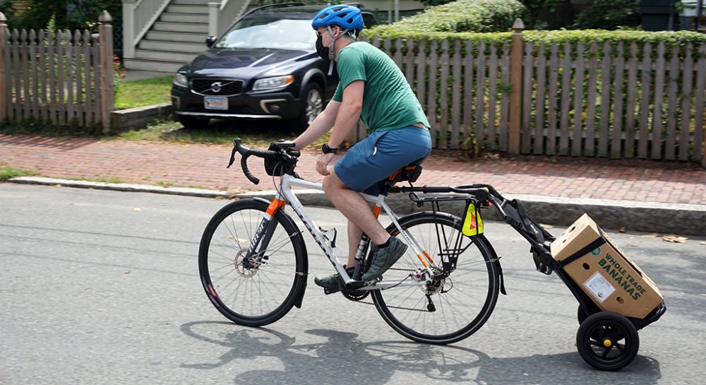 A solution from astride bicycle seats