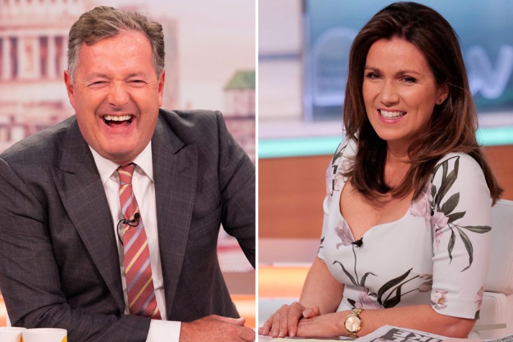 Susanna Reid fat-shames ‘chubster’ Piers Morgan and tells him to lose weight after admitting she has put on a stone