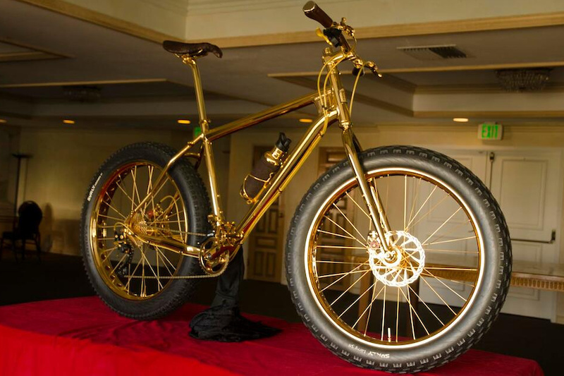 Shocked News! 24k Gold Plated Fat Bike is Back on Sale for $1 Million USD