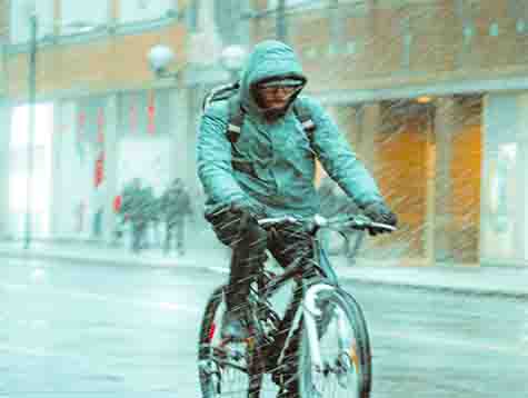 e bikes and rain