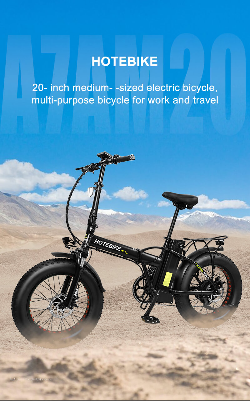 20 inch 500W motor fat folding electric bike A7AM20 - A7 Series - 1