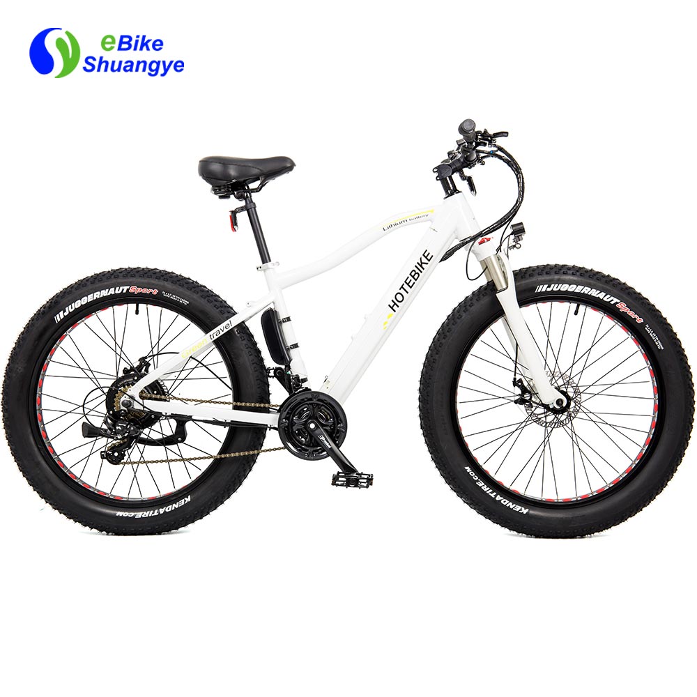 Electric fat tire mountain bike with third upgrade frame A6AH26F