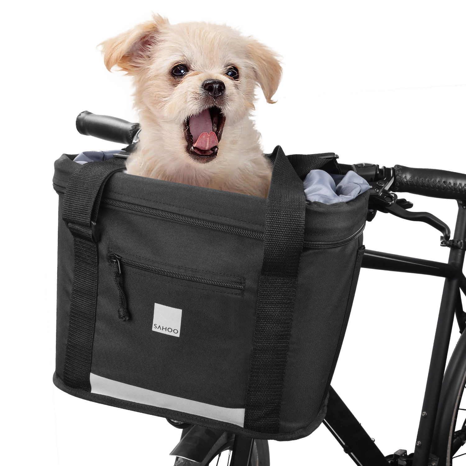 Pets Cat Seat Dog Bicycle Basket Waterproof Pets Seat Bicycle Basket Front Removable BIke