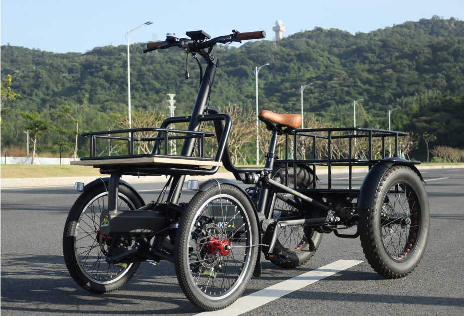 new design 4 wheels cargo bike electric 4 wheel electric bike adult four wheel cargo electric bike passenger - Electric Cargo Bike - 2