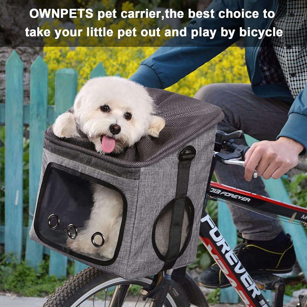 Dog Bike Basket Bag Pet Carrier, Dog Car Seat  Bicycle Basket Bag